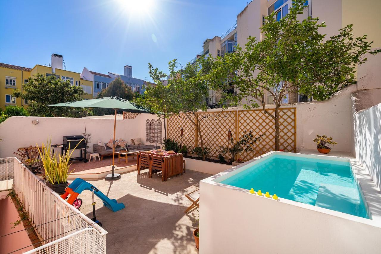 Design Flat, Luxury, 7 People, Pool & Garden * Lisbon