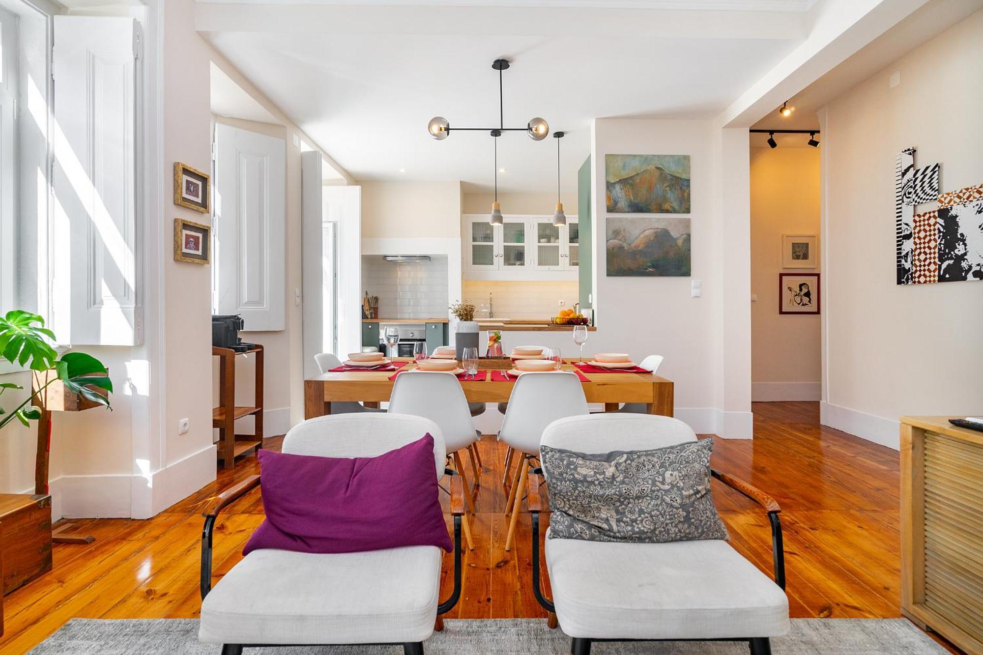 Apartment Design Flat, Luxury, 7 People, Pool & Garden Lisbon